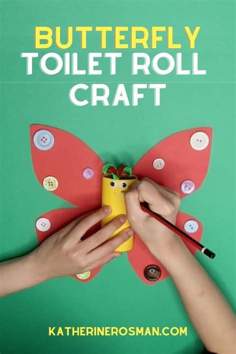 Easy Toilet Roll Butterfly Craft Idea For Kids