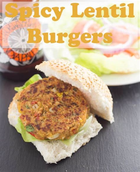 Tasty, easy, mind blowingly awesome. Spicy Lentil Burgers | Recipe | Low calorie vegetarian recipes, Lentil burgers, Low calories ...