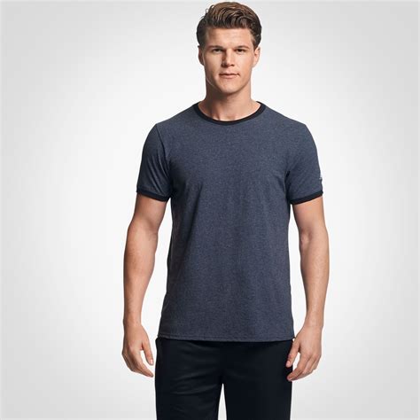 Mens Cotton Performance Ringer T Shirt