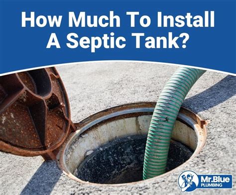 How Much Does A Septic Tank Cost To Install