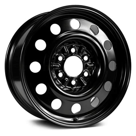 Rt 18 Steel Wheel 6 Lug X45515 Wheels Black Rims