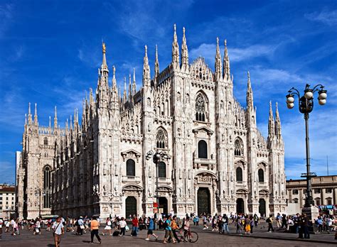 Milan Cathedral Italian Duomo Di Milano Is The Cathedral Church Of