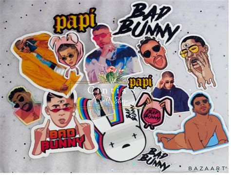 Bad Bunny Sticker Pack Conejo Malo Sticker Pack Etsy