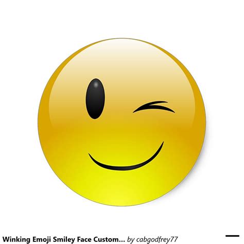 Animated Winking Emoji