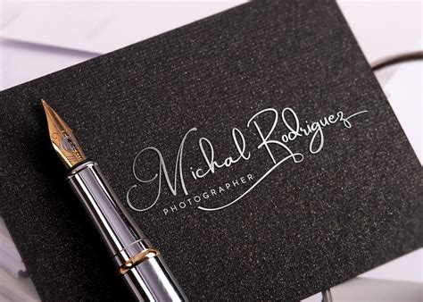 Beautiful Signature Logos for Photographers! on Behance