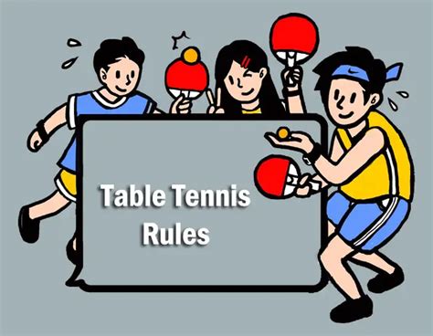 Learning The Basic Table Tennis Rules Sports Websites