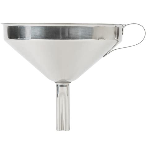 10 12 16cm stainless steel oil pouring decanting funnel + filter can strainer uk. 16 oz. Stainless Steel Funnel with Strainer