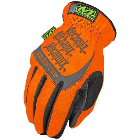 Mechanix Wear The Safety Fastfit Hi Viz Work Mens Gloves Hand