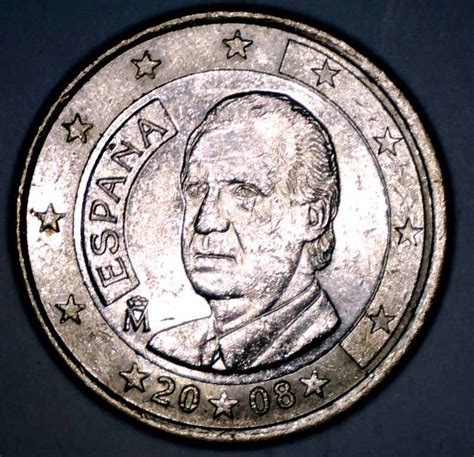 Spain 1 Euro Coin 2008 Euro Coins Coins World Coins