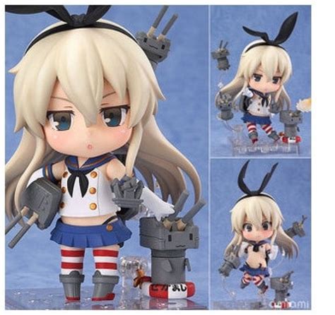 Shimakaze Yamato Kantai Collection Soldiers Pvc Action Figure Model Toys Q Version Figure