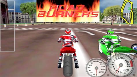 Road Burners Classic Arcade Motorcycle Racing Game Atarimidway 1999