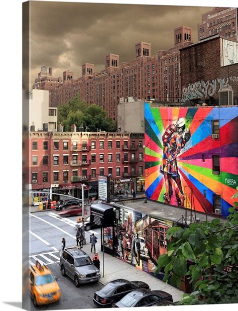 New York City Manhattan Murals Graffiti Love Scene From The High