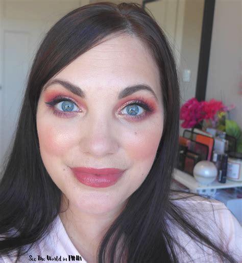 August Shop My Stash Summery Pinky Coral Look And Duping The Vibes Of The Pat Mcgrath Labs