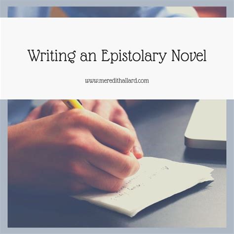Five Tips For Writing An Epistolary Novel