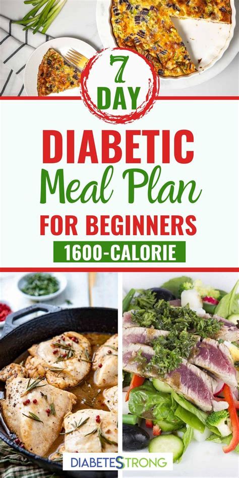 Easy 7 Day Diabetic Meal Plan With Printable Grocery List