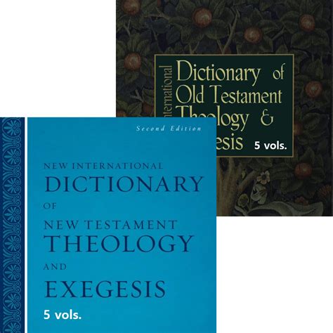 New International Dictionary Of Theology And Exegesis Old And New