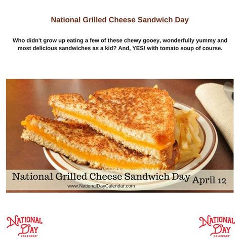 National Grilled Cheese Sandwich Day Flyer