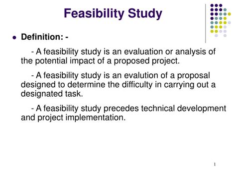 Ppt Feasibility Study Powerpoint Presentation Free Download Id1714888