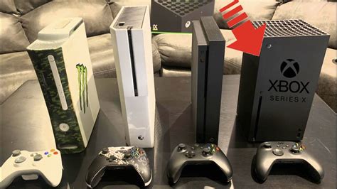 Xbox Series X Unboxing Size Comparison Past And Present Youtube