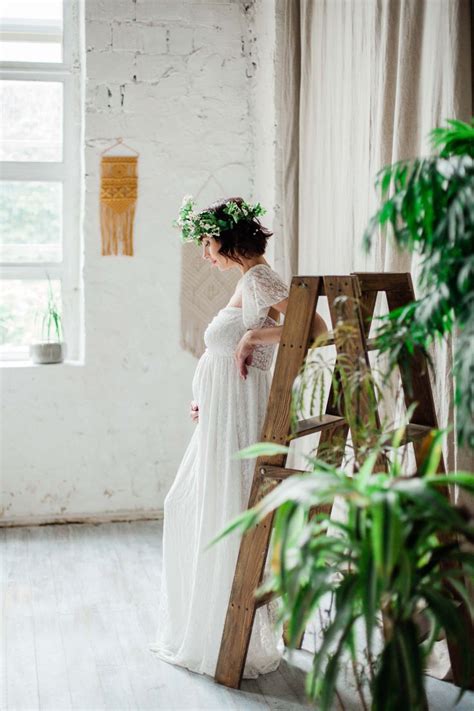 фотосессия для беременных в стиле бохо в фотостудии boho pregnancy ...
