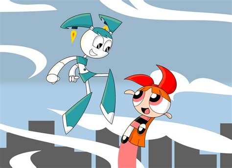 Contest Entry Jenny And Blossom By Airedaledogz On Deviantart