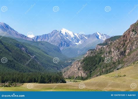 Mountain Landscape In Altai Stock Photo Image Of Range Mountain