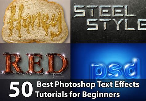 Easy Photoshop Tutorials Text Effects For Beginners This Tutorial