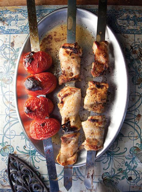 Jujeh Kebab Spiced Chicken And Tomato Kebabs Recipes Skewer