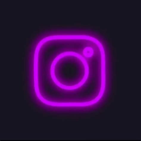 Instagram Neon Logo Purple Purple Neon Letter K This Logo Design Is