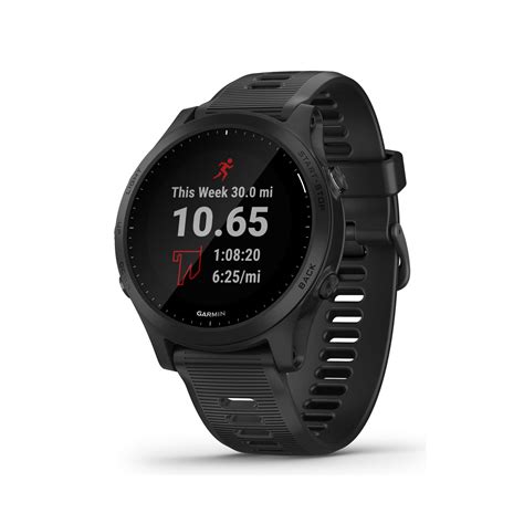 When used with a compatible accessory, forerunner 945 measures crucial running metrics such as cadence, stride length, ground contact time and balance and more. Garmin Forerunner 945 | Black