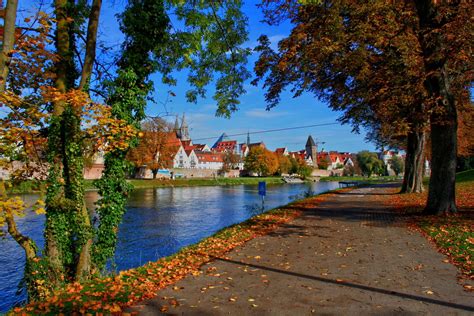 Germany City Bavaria Ulm Autumn River Wallpaper 1920x1280 247313