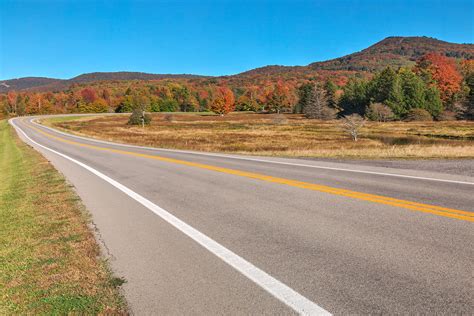 Free Photo Winding Autumn Canaan Valley Road Hdr America Pines