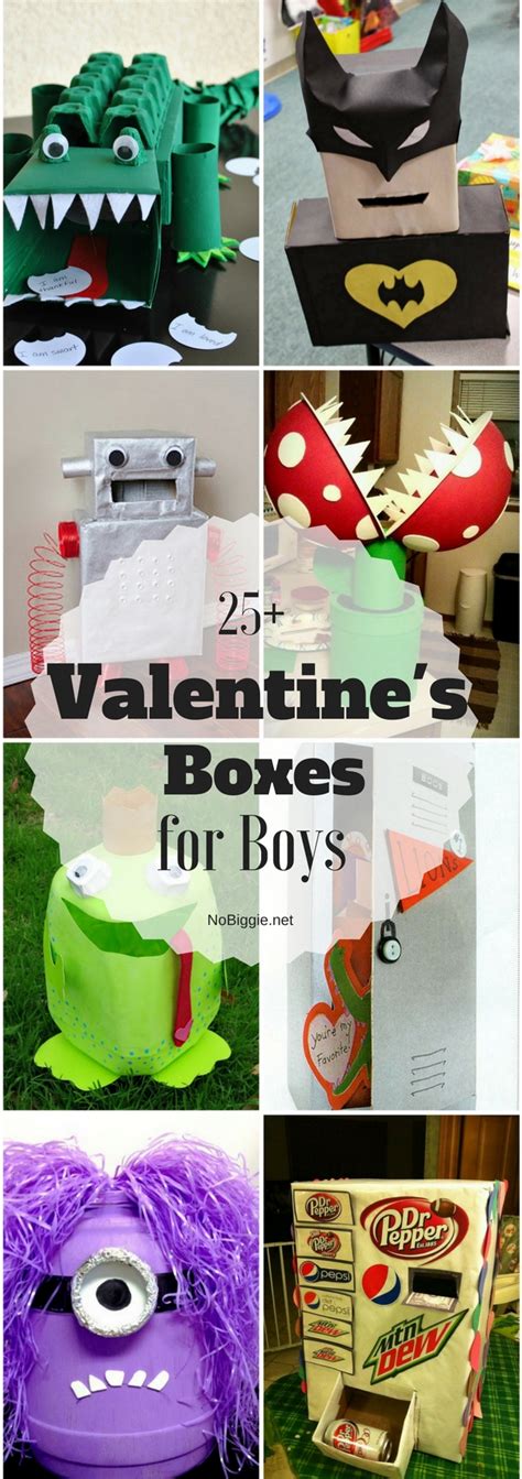 25 Valentine Boxes For Boys Nobiggie