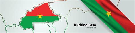 Happy Independence Day Of Burkina Faso Illustration Background Design