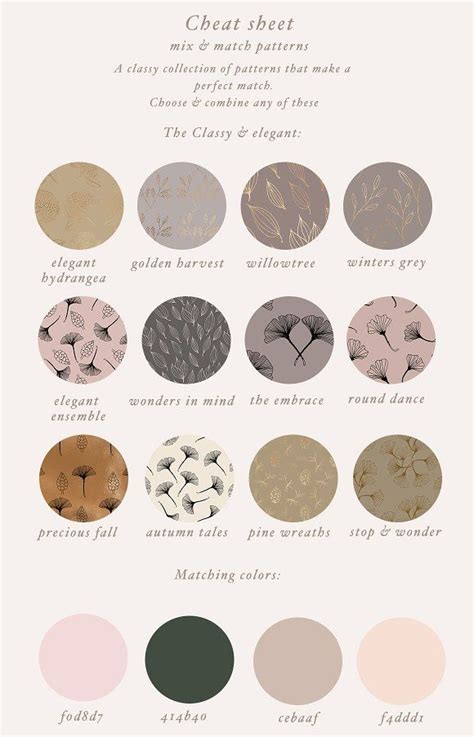 Pattern floral floral pattern modern modern pattern modern floral pattern vector vector pattern vector floral patterns flower ornate backgrounds seamless wallpaper pattern illustration and painting repetition retro revival spring contemporary nature abstract single flower brown fabric 1940. Modern Subtle Floral Patterns Bundle | Pattern ...
