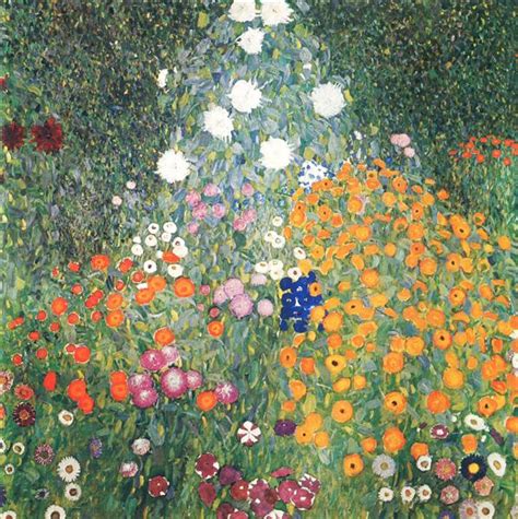 Flower Garden 1905 1907 Gustav Klimt