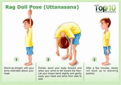 Yoga Pose Doll Rag Poses Uttanasana Top10homeremedies