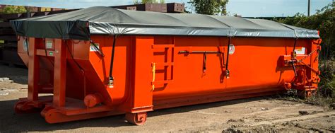 Heavy Duty Open Top Container Roll Off Equipment Dragon Products