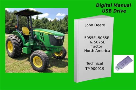 John Deere 5055e 5065e And 5075e Tractor North America Repair Technical