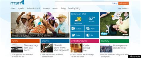 New Msn Microsoft Announces Major Site Redesign For Windows 8 And