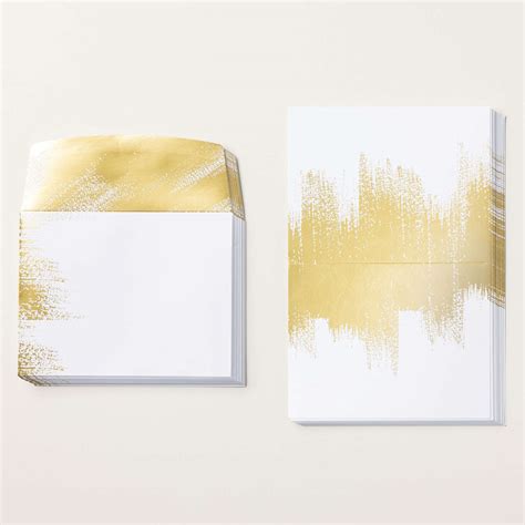 Brushed Gold Cards And Envelopes By Stampin Up