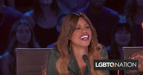 Laverne Cox Was A Guest Judge On Americas Got Talent And She Hit The Golden Buzzer Lgbtq Nation