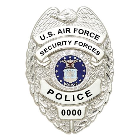 Smith And Warren Us Air Force Security Police Badge
