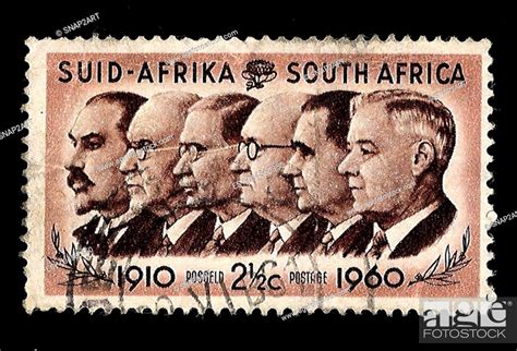 South Africa Postage Stamp Prime Ministers 1910 1960 Botha To