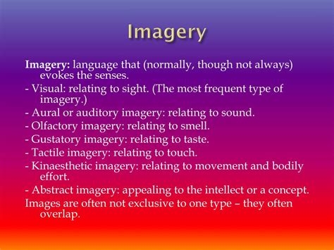 Types Of Imagery Smell Sidelockq