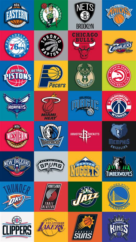 Separated into eastern and western conference teams. NBA Team Logos Wallpapers 2017 - Wallpaper Cave