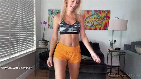Vicky Stark Nude Sheer Bodysuit Try On Leaked Video