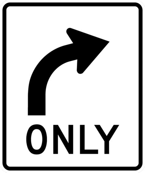 R3 5r Mandatory Movement Lane Control Sign Municipal Supply And Sign Co