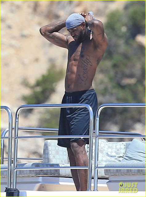lebron james and chris paul go shirtless in ibiza photo 3697315 lebron james shirtless photos