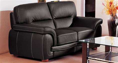 Black Italian Leather 3 Pcs Sofa Set Garne Austin Texas Beverly Hills